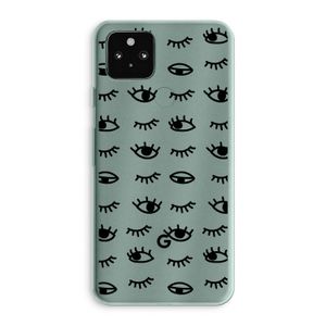 Eye pattern #2: Google Pixel 5a 5G Transparant Hoesje
