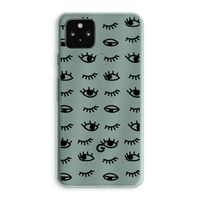 Eye pattern #2: Google Pixel 5a 5G Transparant Hoesje