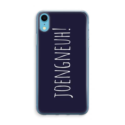Joengneuh!: iPhone XR Transparant Hoesje
