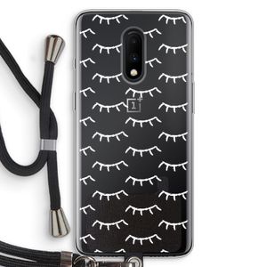 Wimpers: OnePlus 7 Transparant Hoesje met koord