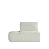 LABEL51 Bank Rocca - Naturel - Stof - Ottomane Links Voorstaand LABEL51 Bank Rocca - Naturel - Stof - Ottomane Links Voorstaand