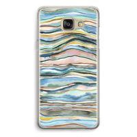 Watercolor Agate: Samsung Galaxy A5 (2016) Transparant Hoesje