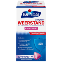 Davitamon Compleet Weerstand Hoog Gedoseerd Kauwtabletten
