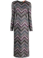 Missoni robe mi-longue à ornements de sequins - Noir