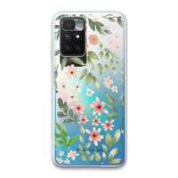Botanical sweet flower heaven: Xiaomi Redmi 10 Transparant Hoesje