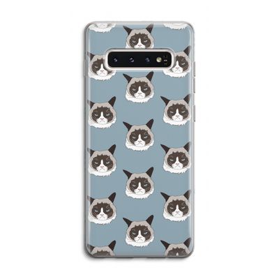 It's a Purrr Case: Samsung Galaxy S10 4G Transparant Hoesje