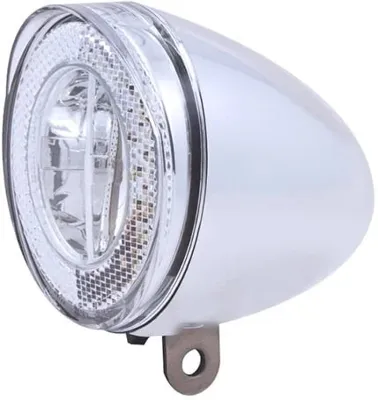 Koplamp Spanninga Swingo XB LED met reflector incl. batterijen - Chroom