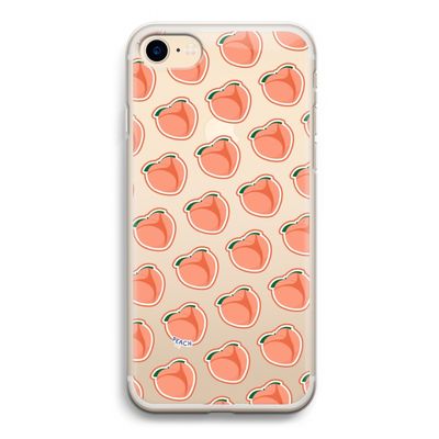 Just peachy: iPhone 7 Transparant Hoesje