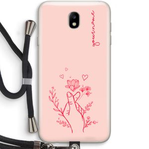 Giving Flowers: Samsung Galaxy J7 (2017) Transparant Hoesje met koord