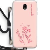 Giving Flowers: Samsung Galaxy J7 (2017) Transparant Hoesje met koord