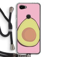 Avocado: Pixel 3a Transparant Hoesje met koord