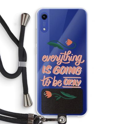 Optimistic flower girl: Honor Play 8A Transparant Hoesje met koord