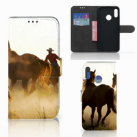 Honor 10 Lite Telefoonhoesje met Pasjes Design Cowboy