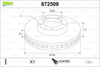 Valeo Remschijven 672509 - thumbnail