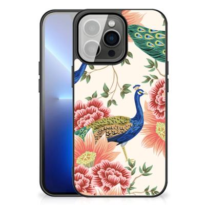 Dierenprint Telefoonhoesje voor iPhone 13 Pro Max Pink Peacock