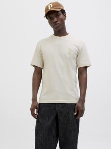 Jack & Jones Jjsummer Vibes Tee Ss Crew Neck Ln T-shirts Moonbeam