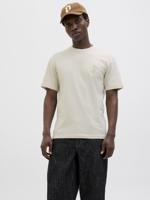 Jack & Jones Jjsummer Vibes Tee Ss Crew Neck Ln T-shirts Moonbeam