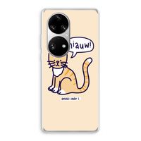 Miauw: Huawei P50 Pro Transparant Hoesje