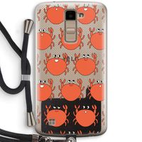 Krab: LG K10 (2016) Transparant Hoesje met koord