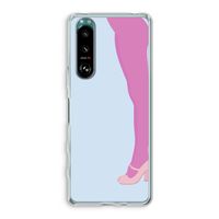 Pink panty: Sony Xperia 5 III Transparant Hoesje