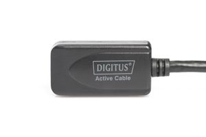 Digitus USB-kabel USB 3.2 Gen1 (USB 3.0 / USB 3.1 Gen1) USB-A stekker, USB-A bus 5.00 m Zwart DA-73104