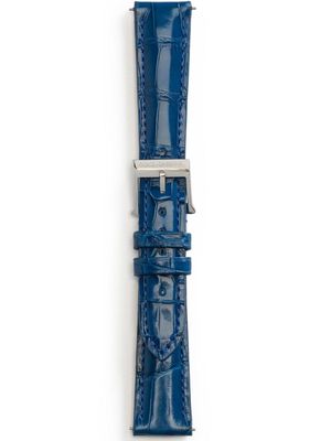Dolce & Gabbana bracelet-montre à logo embossé - Bleu