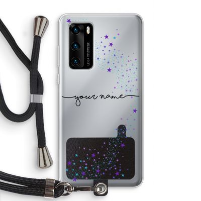Sterren: Huawei P40 Transparant Hoesje met koord