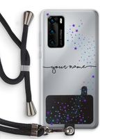 Sterren: Huawei P40 Transparant Hoesje met koord
