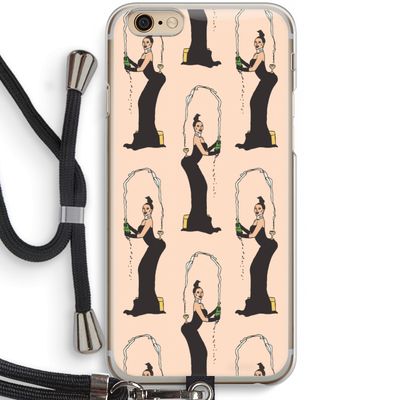 Pop Some Kim: iPhone 6 / 6S Transparant Hoesje met koord