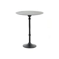 Light & Living Bijzettafel 'Janna' Ø50cm, kleur Mat Zwart