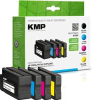 KMP Inktcartridge vervangt HP 950XL, 951XL, C2P43AE, CN045AE, CN046AE, CN047AE, CN048AE Compatibel Combipack Zwart, Cyaan, Magenta, Geel H100V 1722,4050