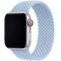 Apple Watch Nylon Gevlochten Solo Band - Lichtblauw - 38, 40, 41 & 42mm - S