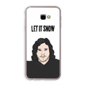 Let It Snow: Samsung Galaxy J4 Plus Transparant Hoesje