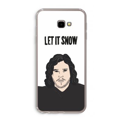 Let It Snow: Samsung Galaxy J4 Plus Transparant Hoesje