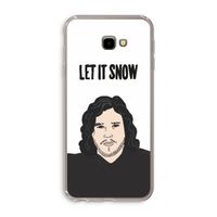 Let It Snow: Samsung Galaxy J4 Plus Transparant Hoesje