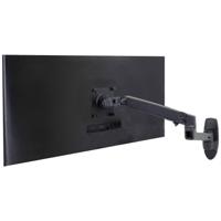 Ergotron LX Arm Wall Mount Monitor-wandbeugel 1-voudig 38,1 cm (15) - 86,4 cm (34) Zwart In hoogte verstelbaar, Kantelbaar, Zwenkbaar, Roteerbaar