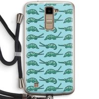 Kroko: LG K10 (2016) Transparant Hoesje met koord