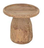 MUST Living Bijzettafel 'Tambora' Teakhout, Ø50cm