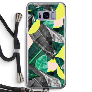 Fantasie jungle: Samsung Galaxy S8 Transparant Hoesje met koord