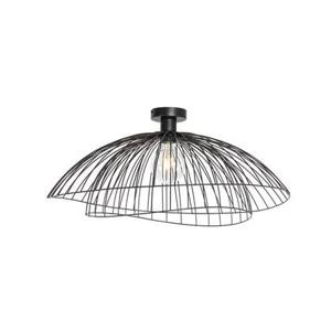 QAZQA Design plafondlamp zwart 66 cm - Pua