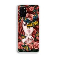 Lady Moth: Samsung Galaxy S20 Plus Transparant Hoesje