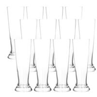 Bierglazen - 12x st - 370 ml - 7 x 20 cm - glas - pilsenerglazen - glazen voor bier