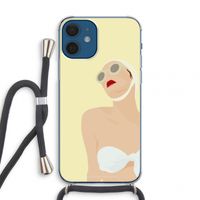 Summer: iPhone 12 mini Transparant Hoesje met koord