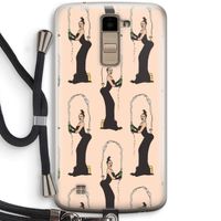 Pop Some Kim: LG K10 (2016) Transparant Hoesje met koord