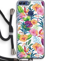 Tropisch 2: Huawei P Smart (2018) Transparant Hoesje met koord