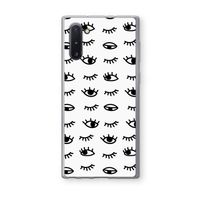 Eye pattern #2: Samsung Galaxy Note 10 Transparant Hoesje