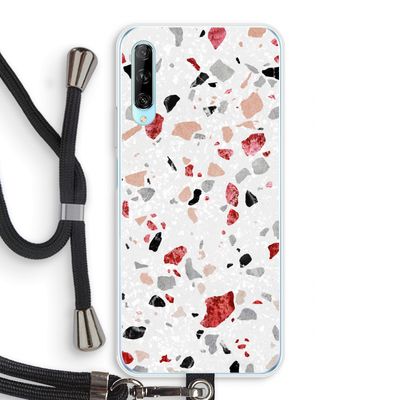 Terrazzo N°12: Huawei P Smart Pro Transparant Hoesje met koord