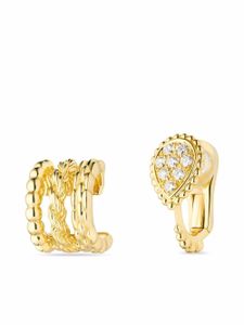 Boucheron boucles d'oreilles Serpent Bohème en or 18ct serties de diamants