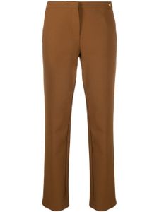 Câllas Milano pantalon court Charlotte à taille élastiquée - Marron