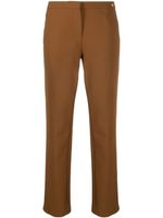 Câllas Milano pantalon court Charlotte à taille élastiquée - Marron